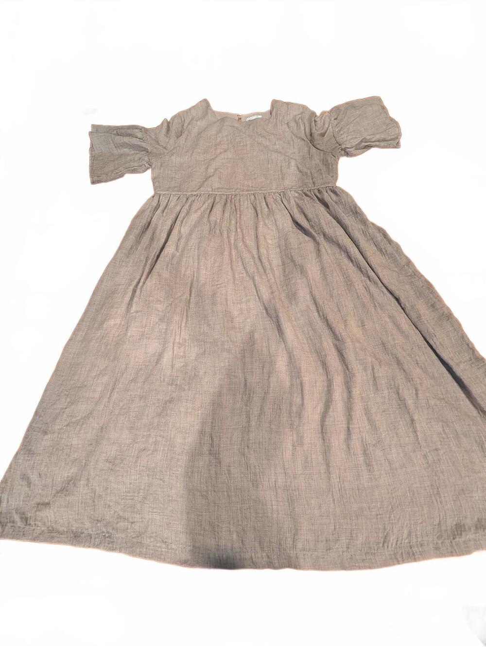 Darling Women's XXL Beige Linen Dress